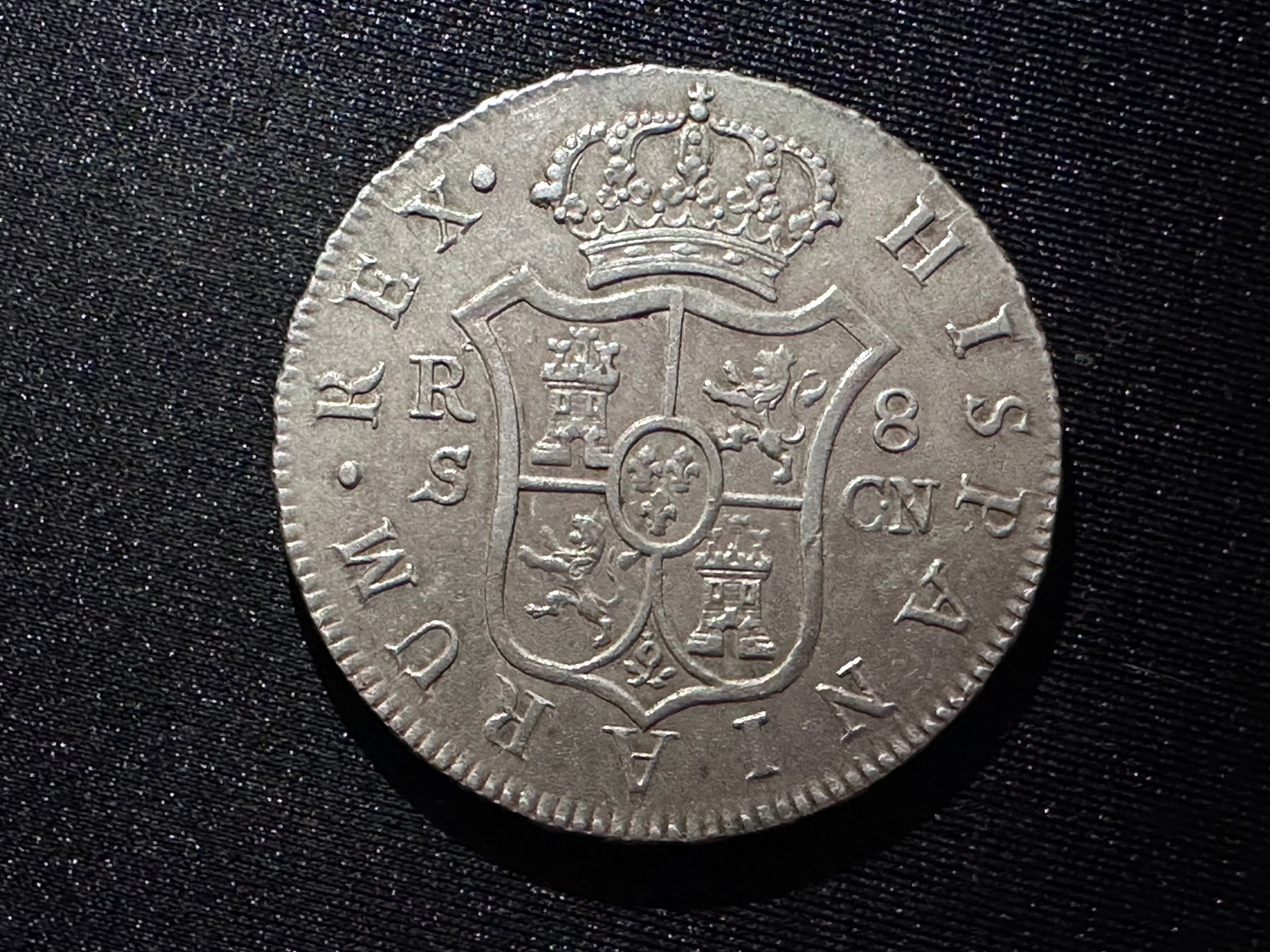 8 Reales Fernando VII 1808 Sevilla