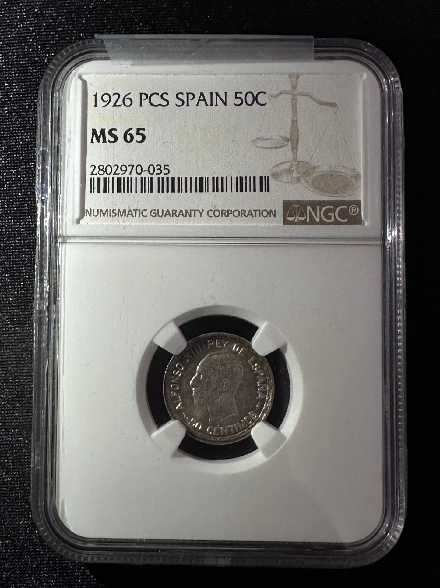 50 cent Alfonso XIII 1926