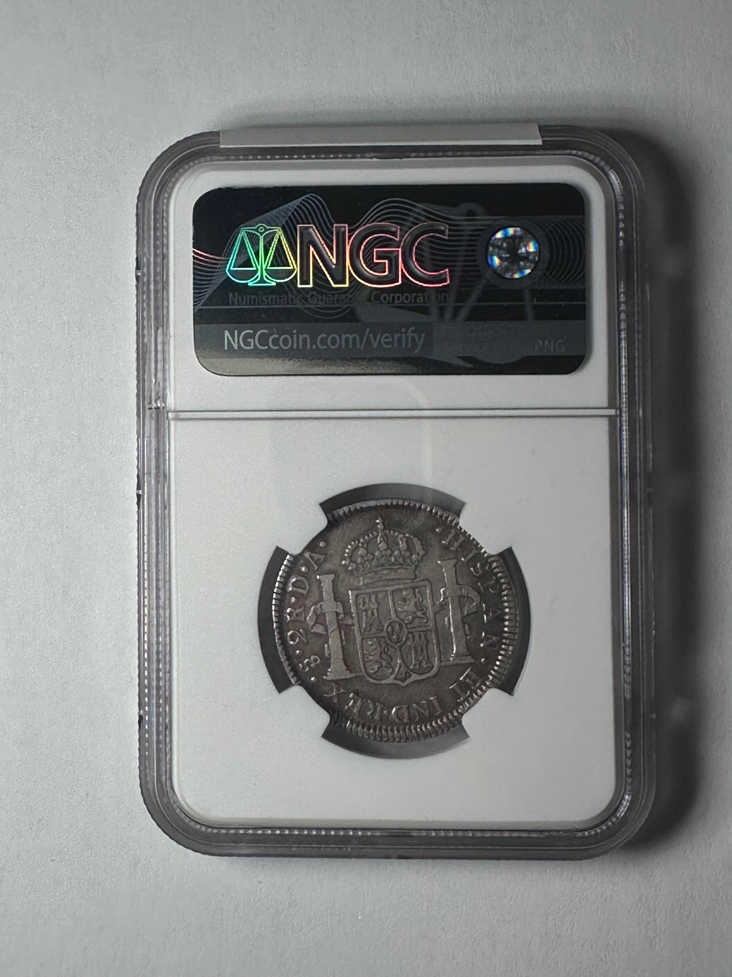 2 reales Carlos IV 1799 Chile