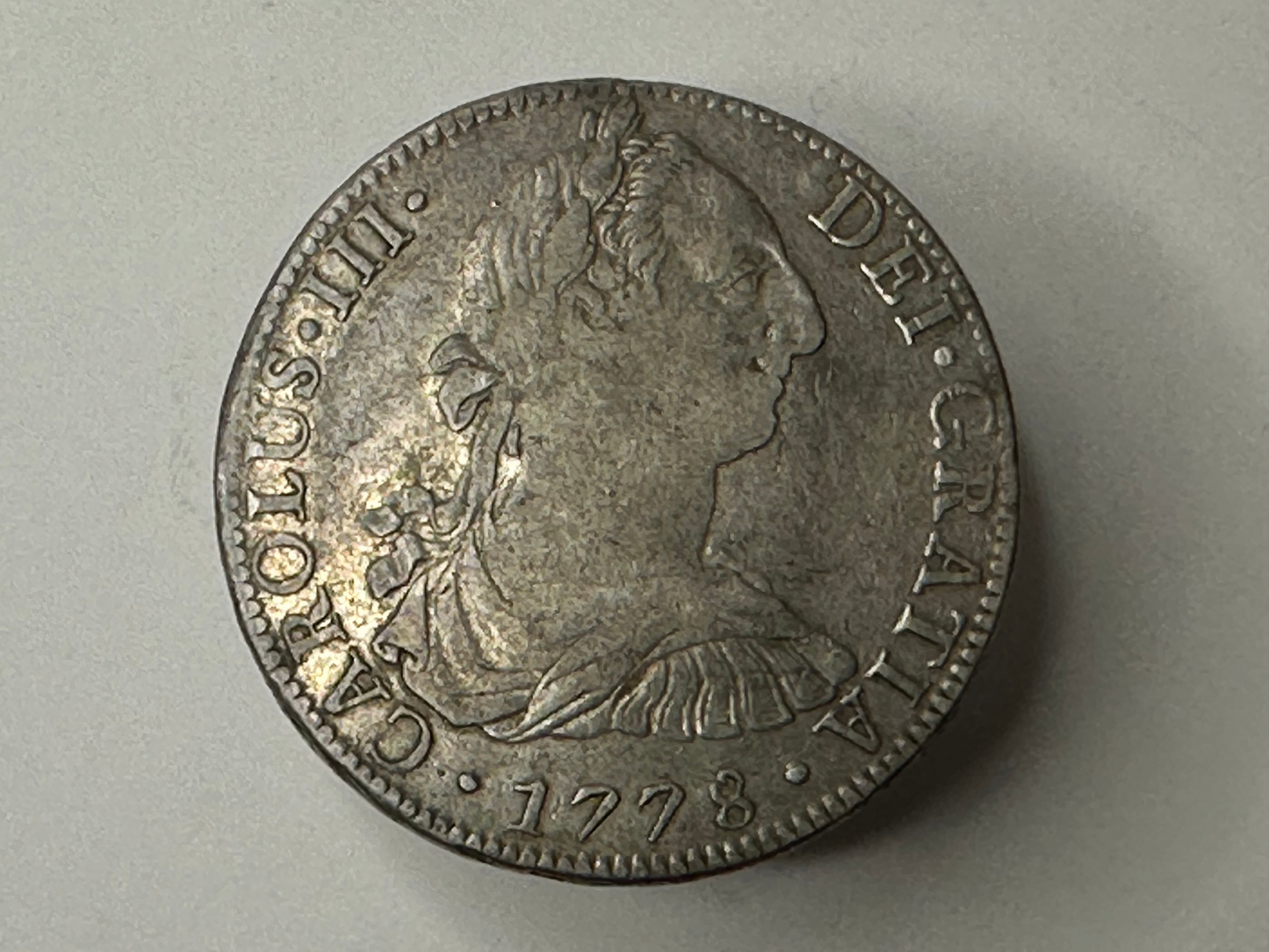 8 Reales de Carlos III 1778 Mexico