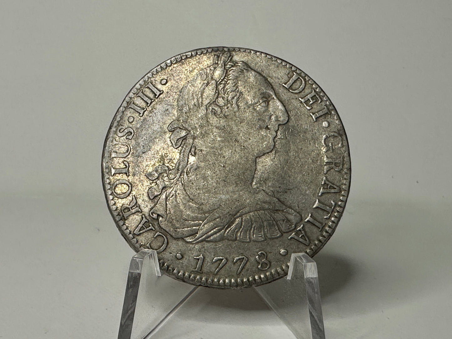 8 Reales de Carlos III 1778 Mexico