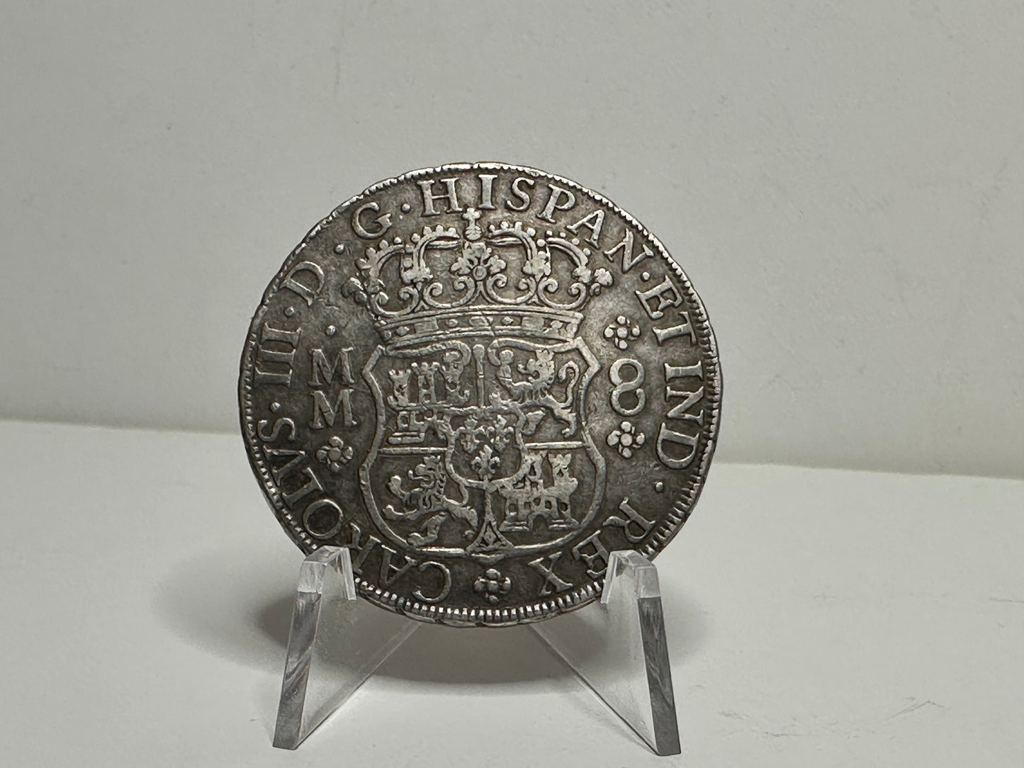 8 Reales Carlos III 1761 Mexico