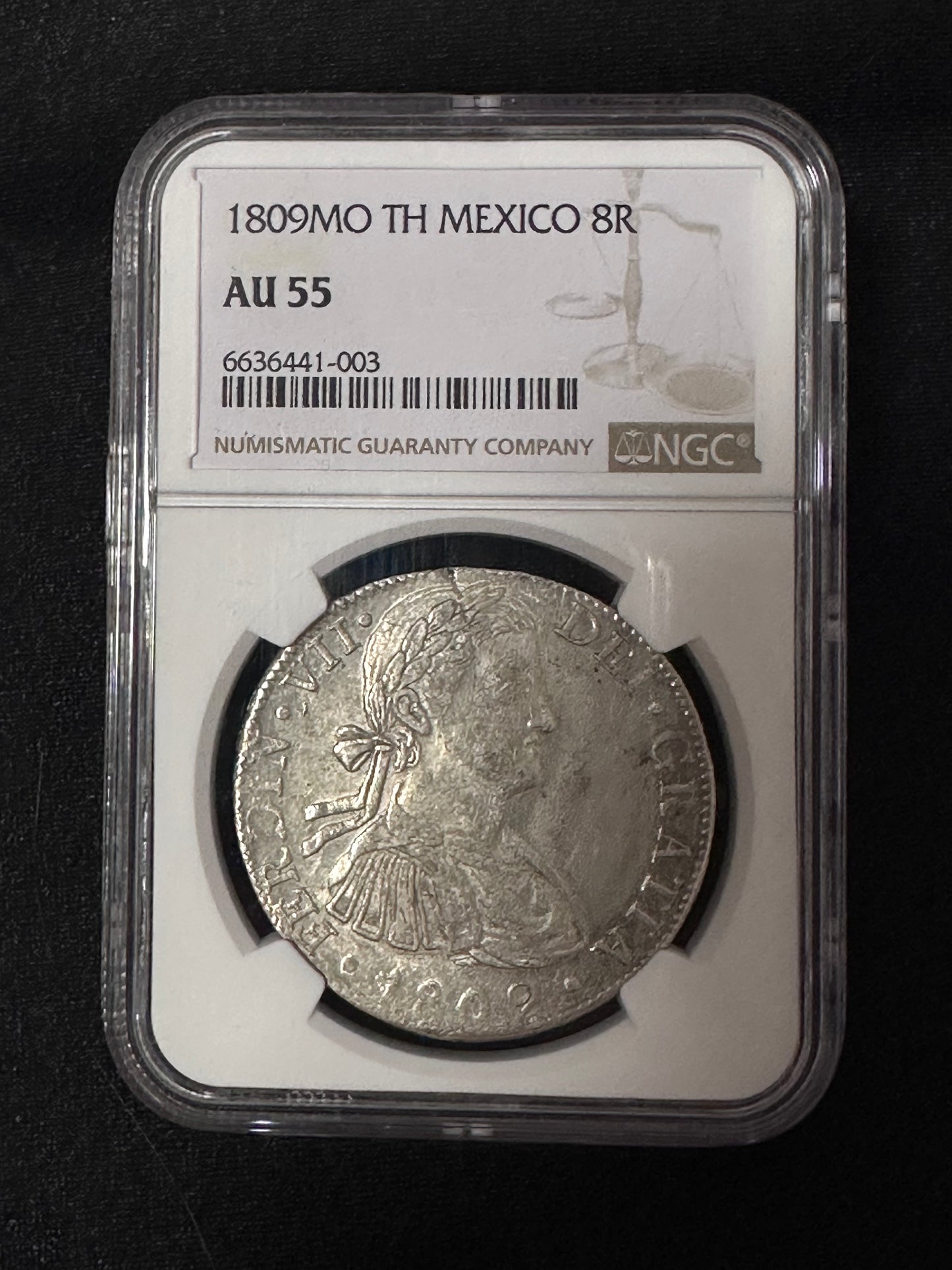 8 Reales 1809 Fernando VII México TH