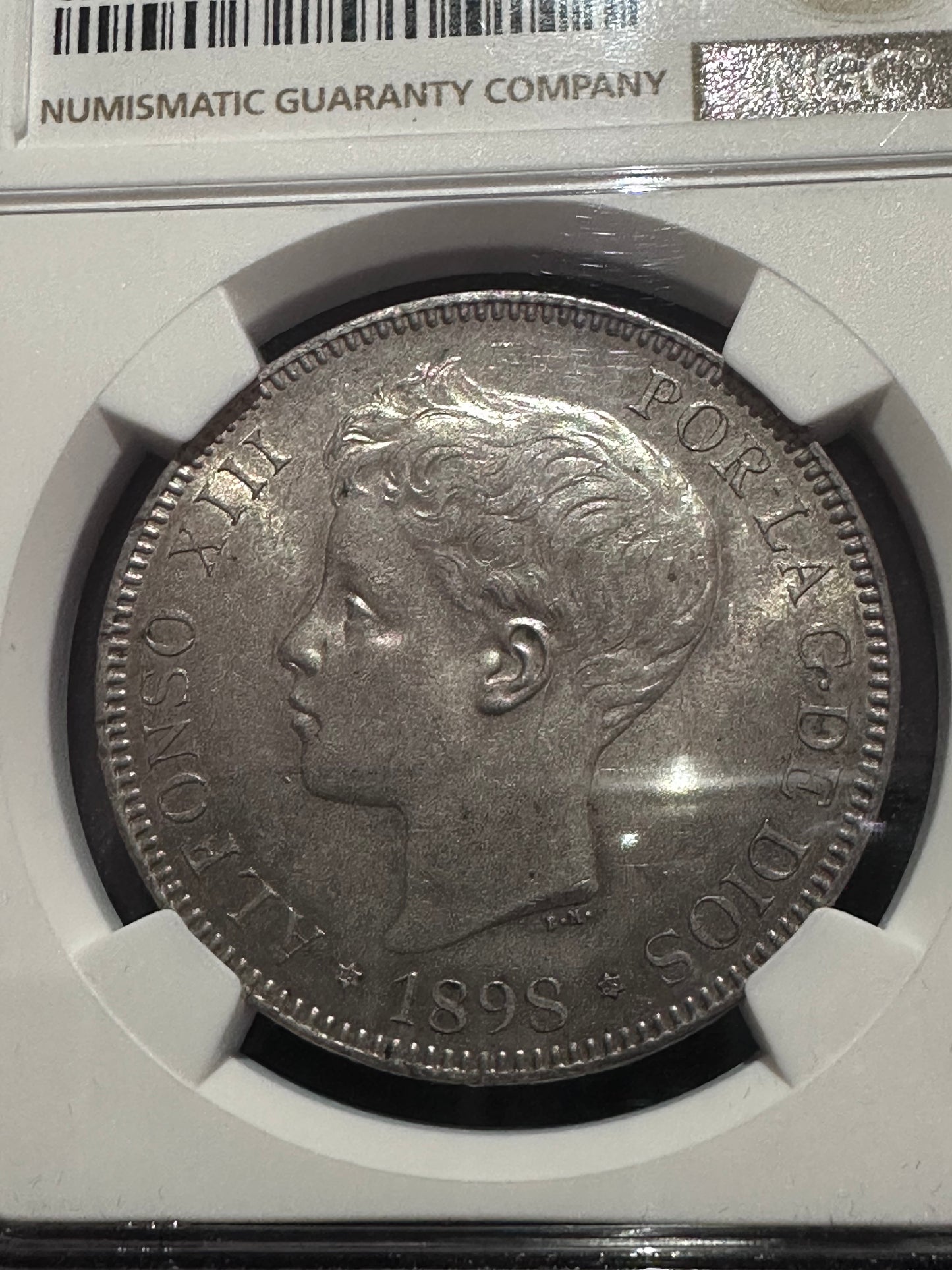 5 Pesetas Alfonso XIII 1898