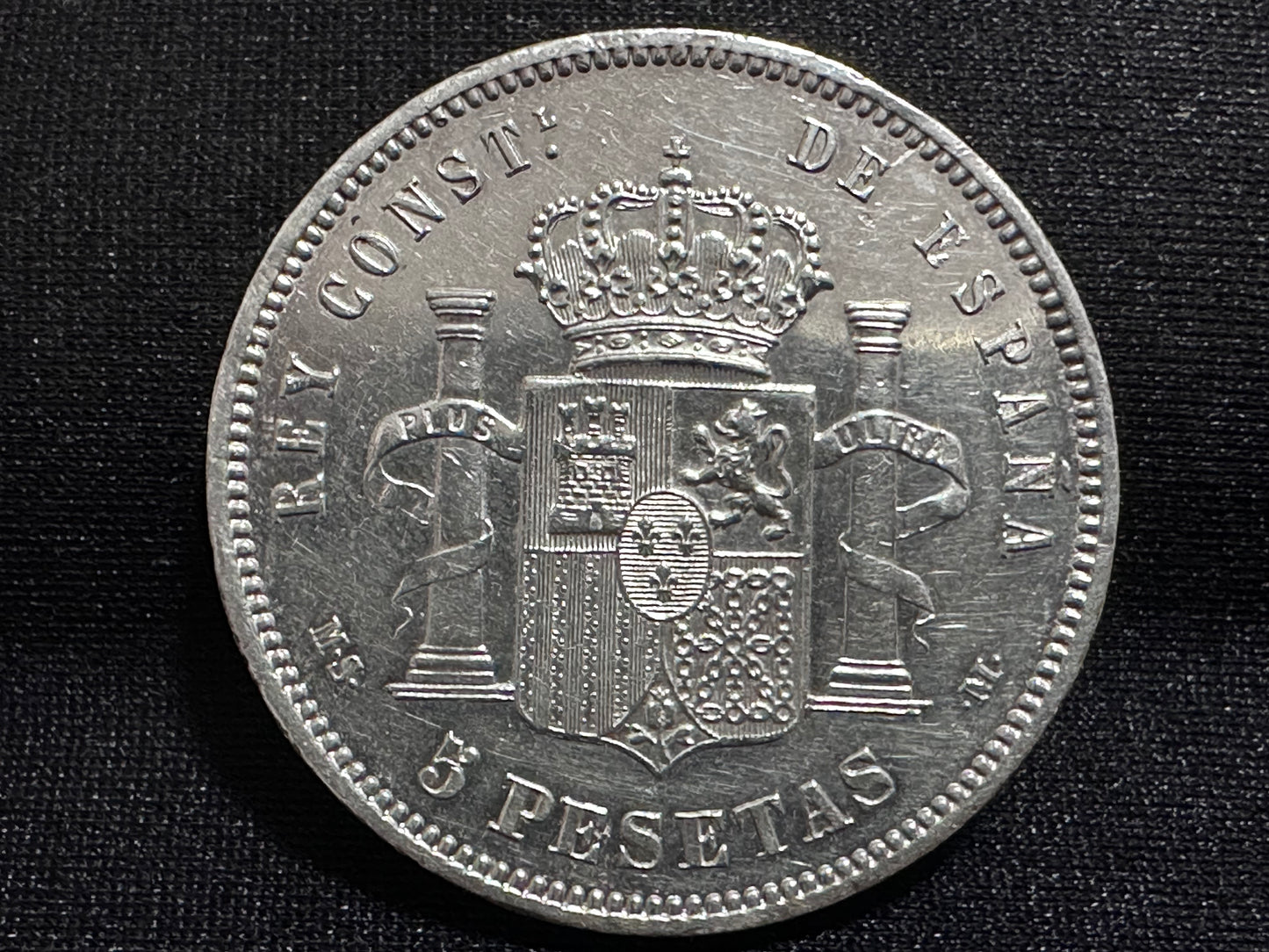5 pesetas Alfonso XII 1882/1 (*18-82)