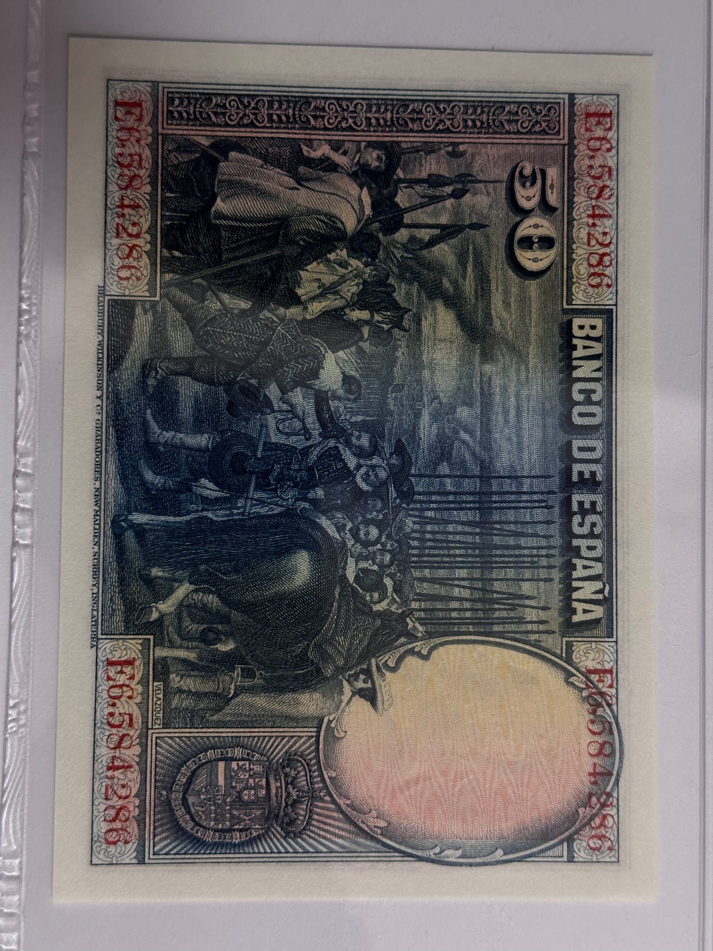 50 pesetas 1928