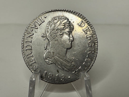 2 Reales Fernando VII  1813 Cataluña