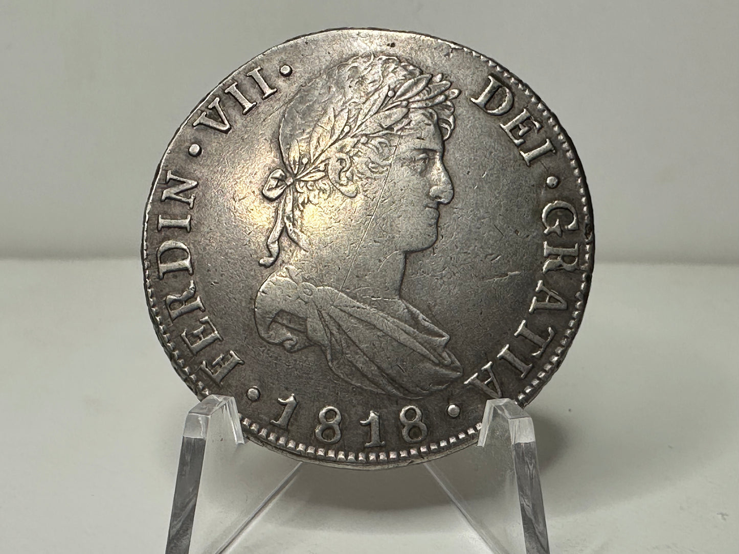 8 Reales Fernando VII 1818 Guatemala