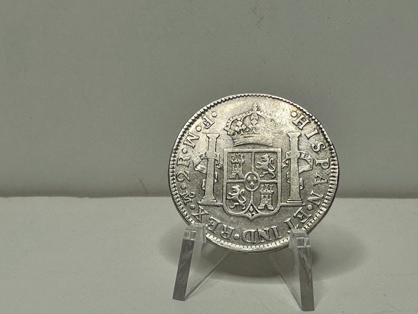 2 Reales Carlos III 1773 Mexico Ceca y Ensaydores invertidos