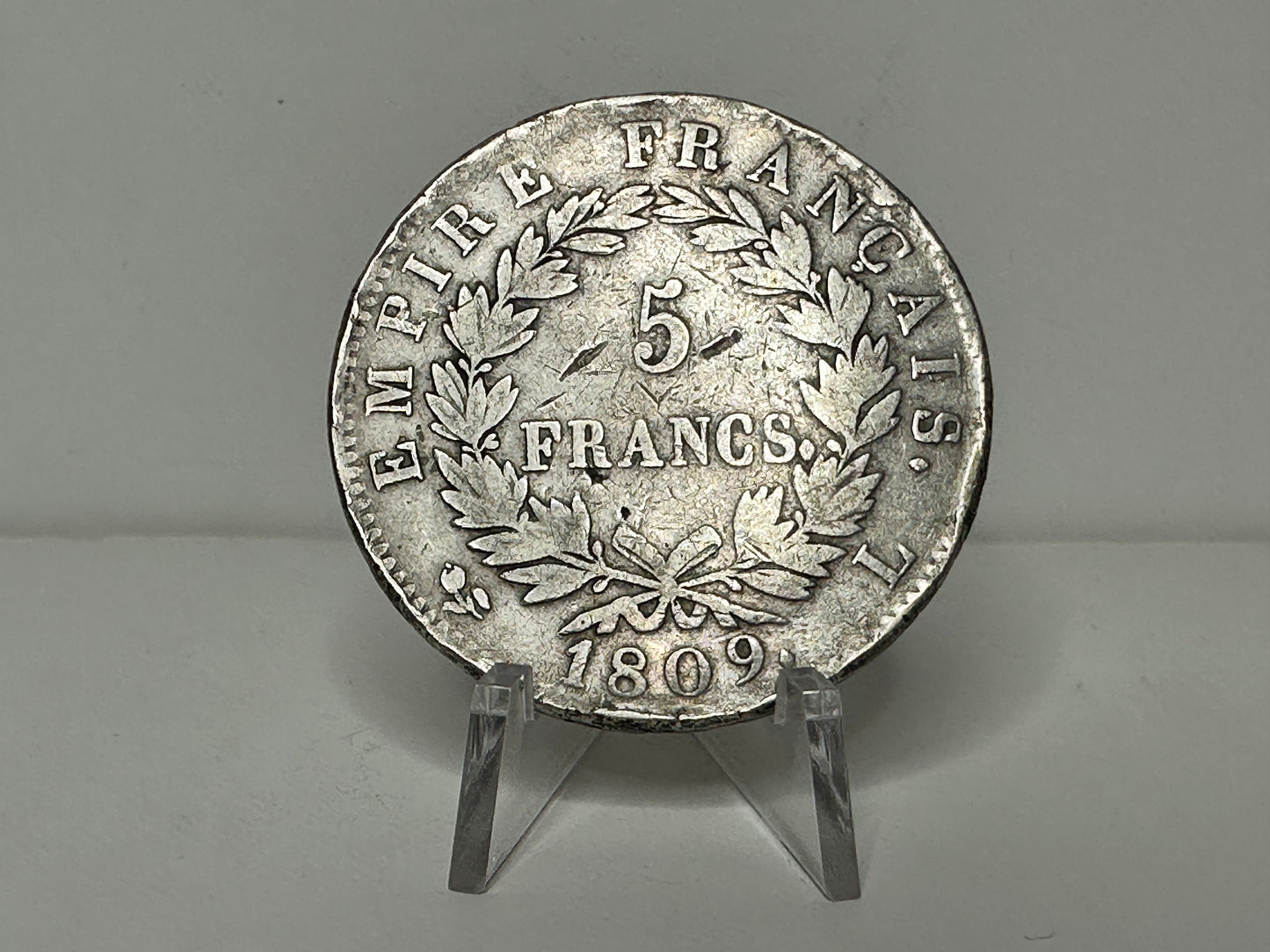 5 Francos 1809 L Napoleon