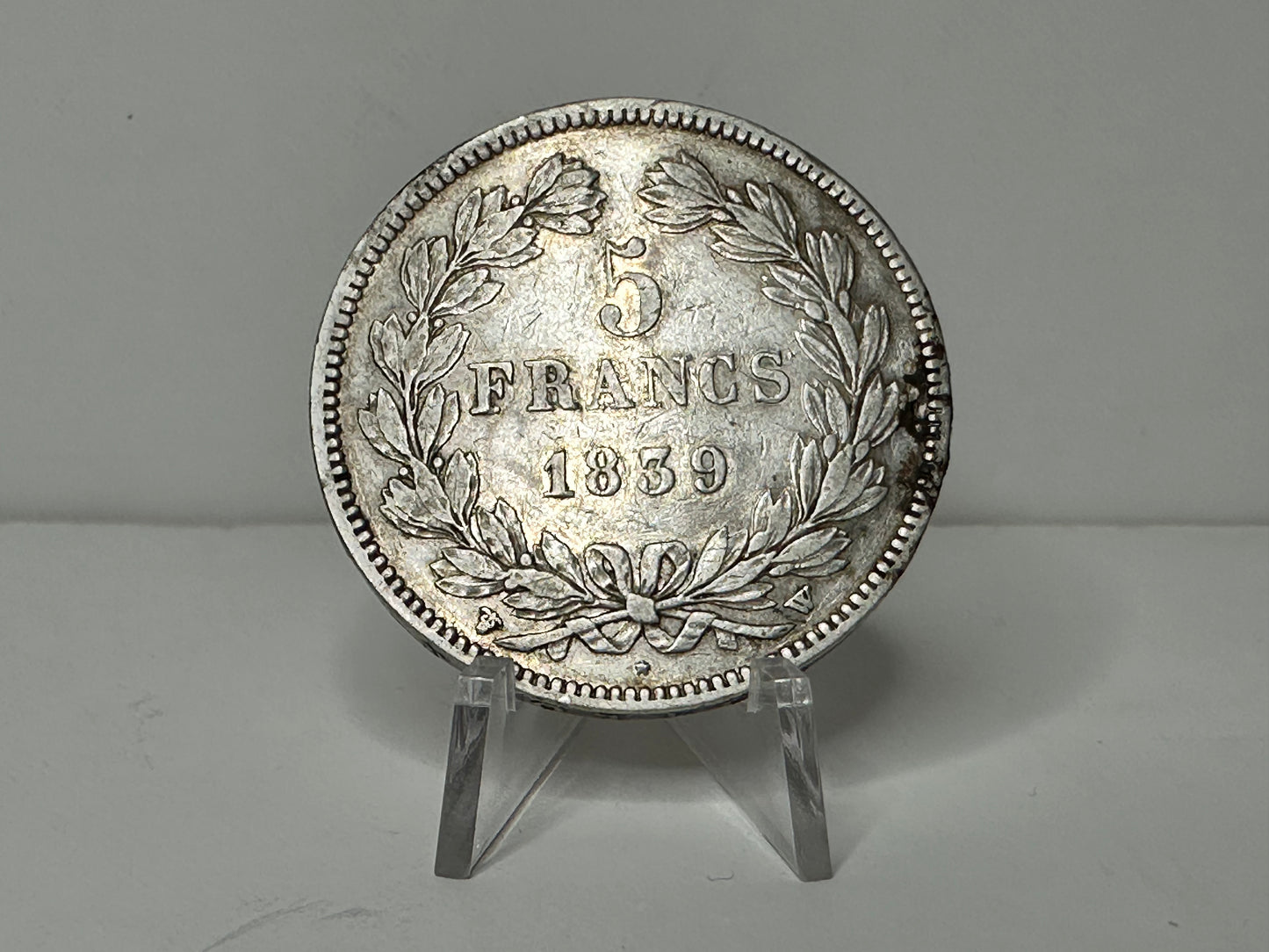 5 Francos 1839 W Louis Philippe I