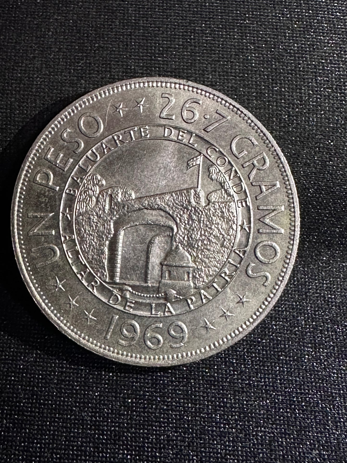1 peso República Dominicana 1969