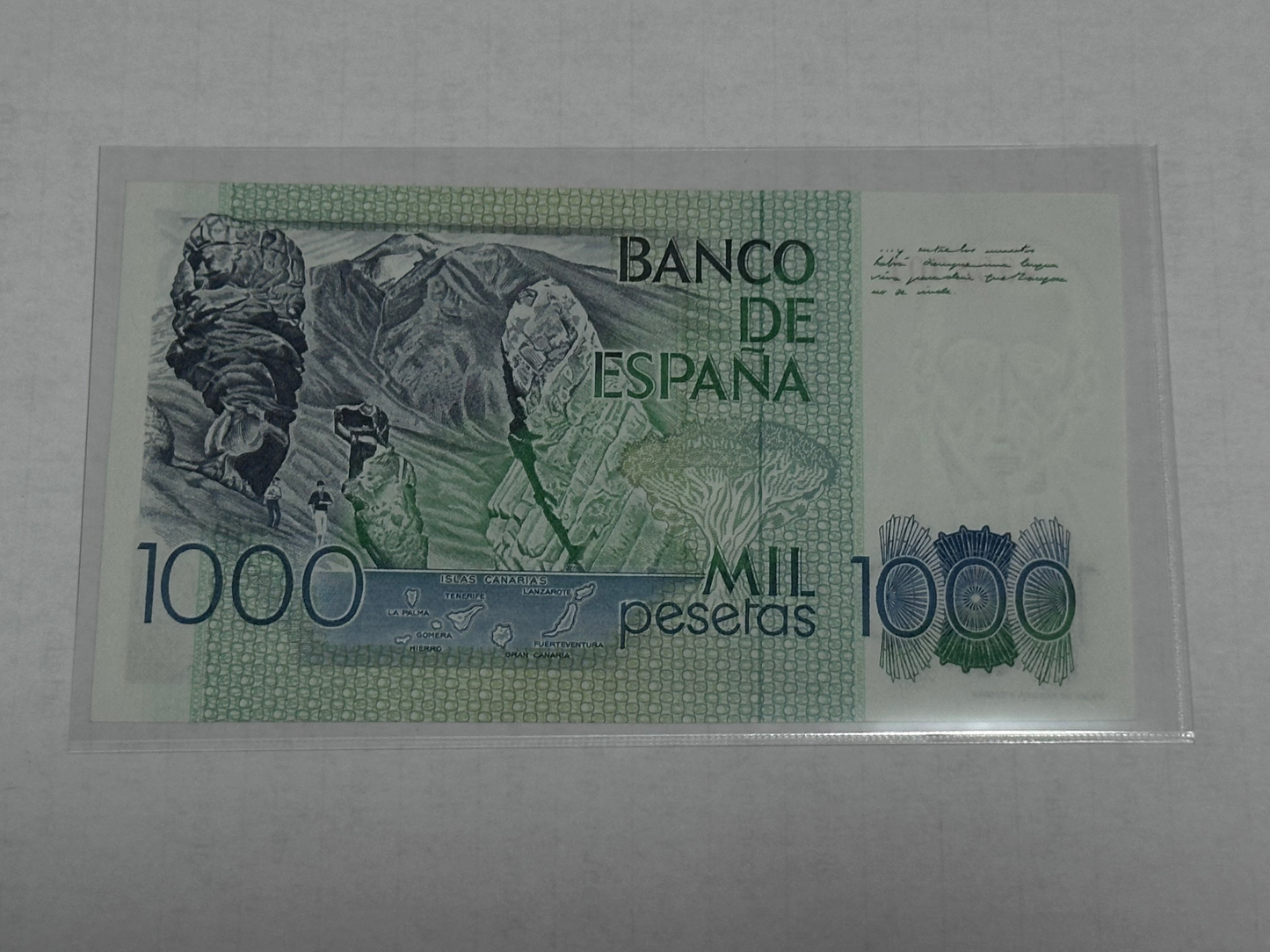 Billete de 1000 pesetas 1979