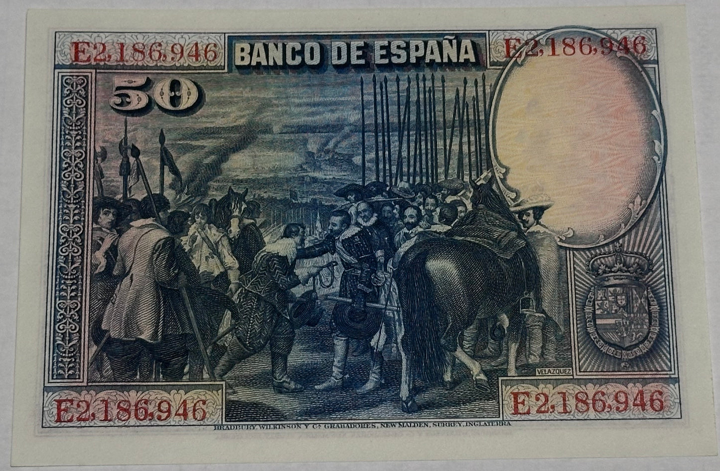 Billete de 50 Pesetas 1928