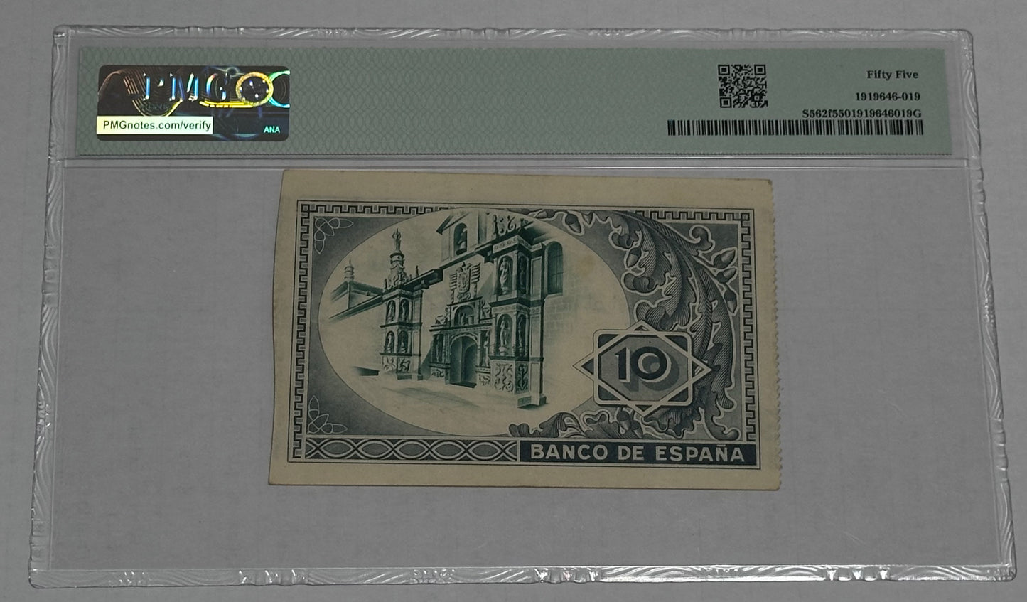 Billete 10 pesetas 1937 Bilbao
