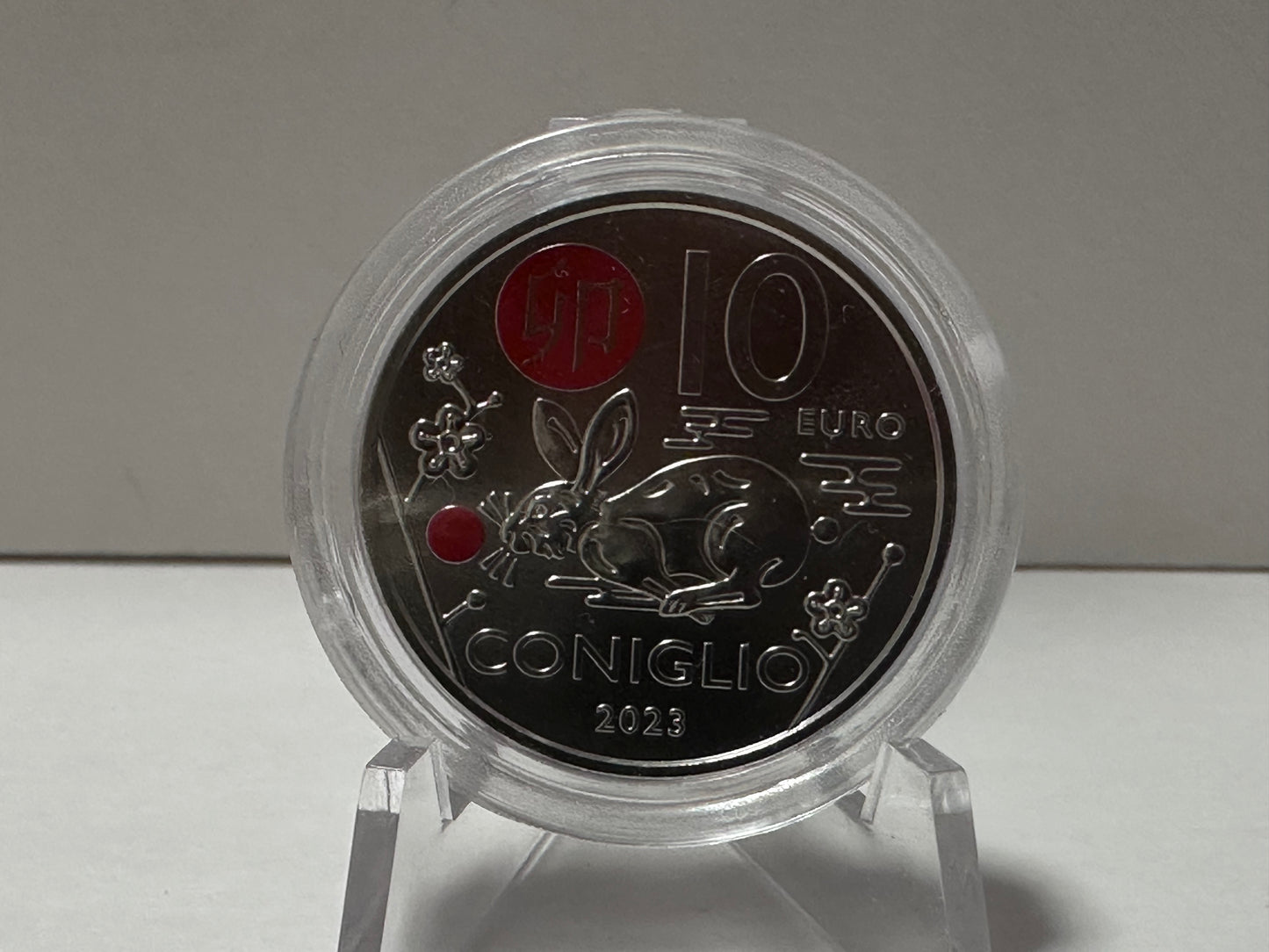 10 Euros San Marino 2023 calendario chino "conejo"