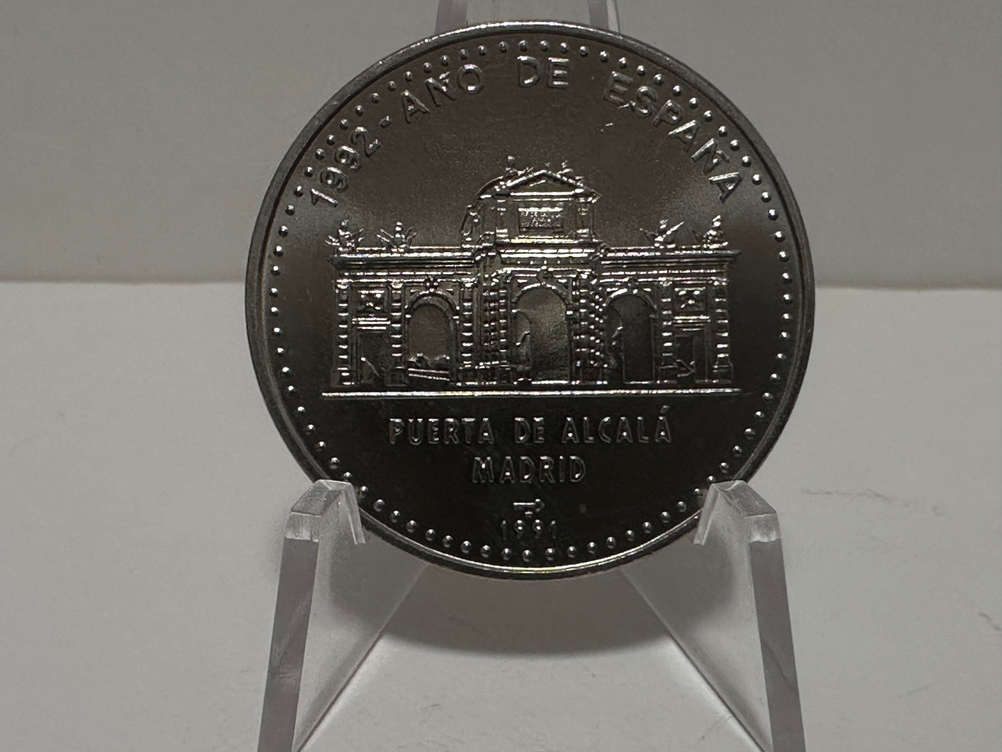 1 Peso cuba 1991 "Puerta de Alcalá"