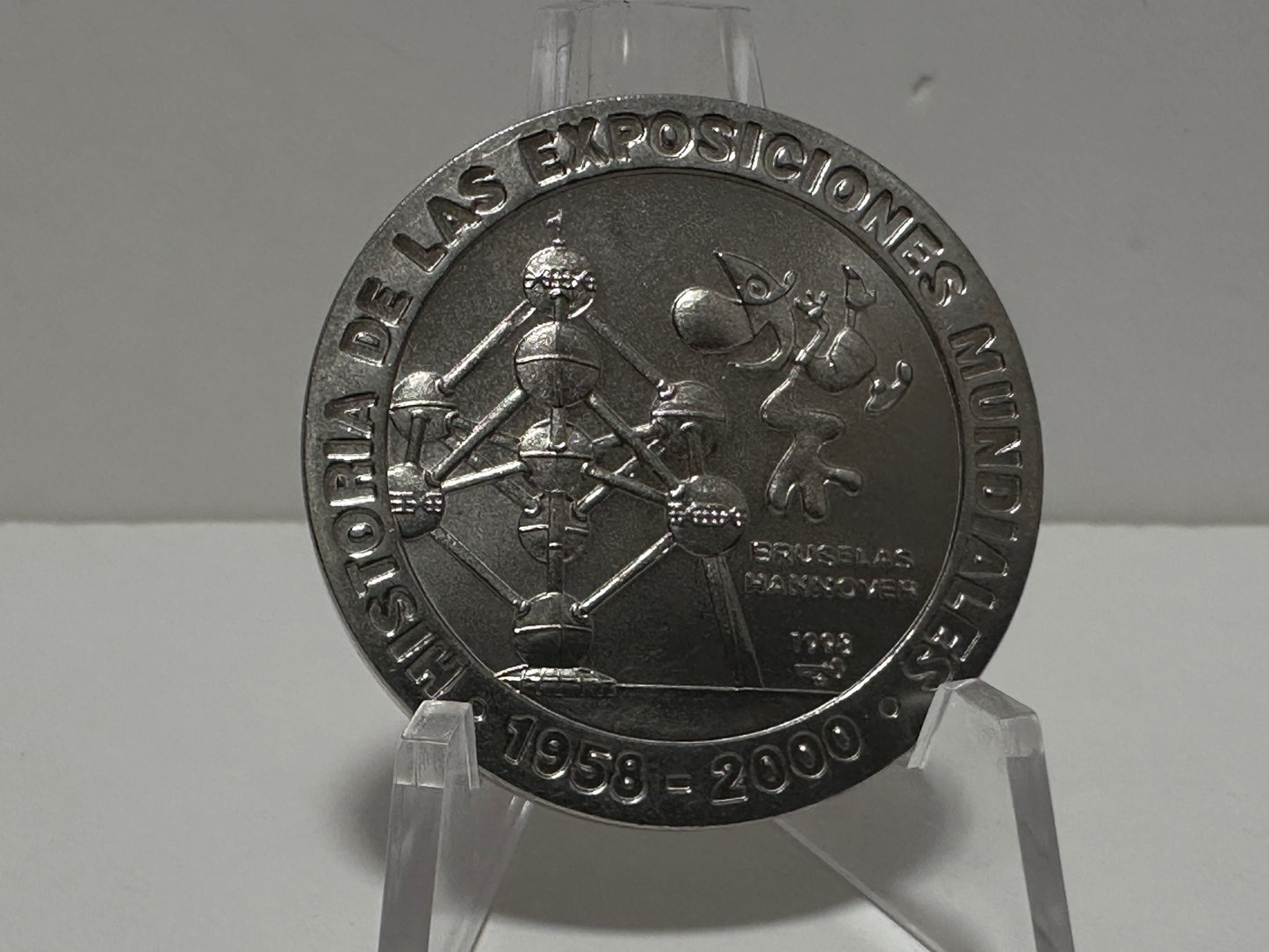 1 Peso Cuba 1998 "Bruselas Expo 2000"