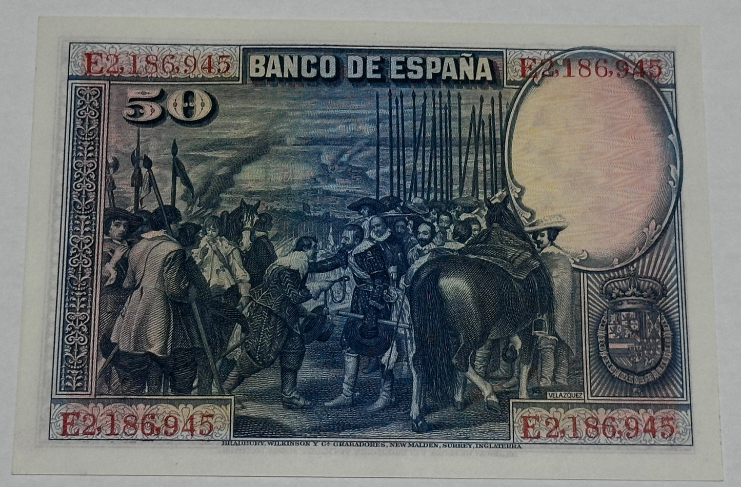 Billete de 50 Pesetas 1928