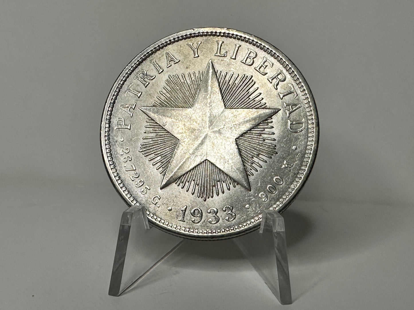 1 Peso Cuba 1933