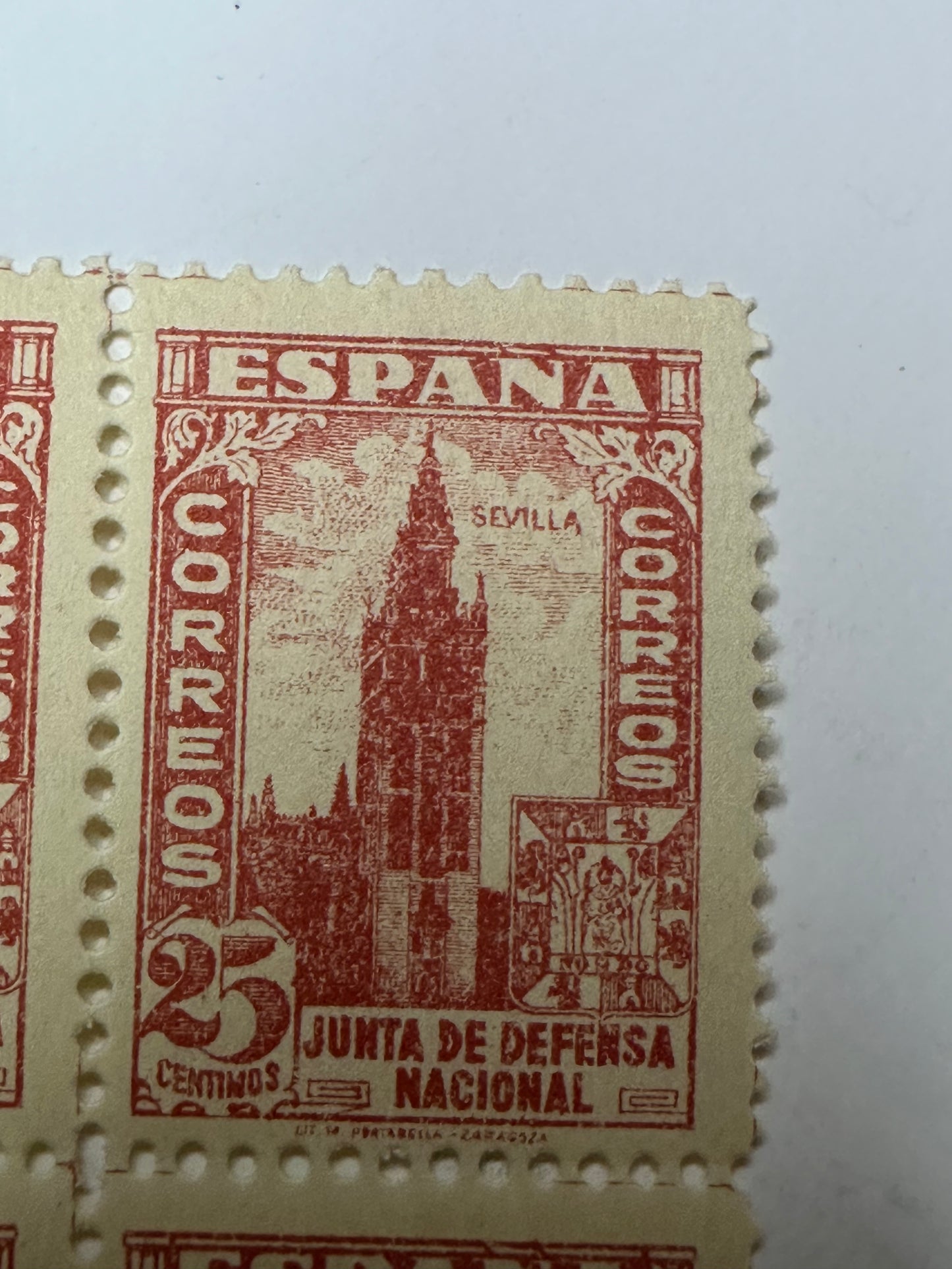Edifil 807 (25 cents)