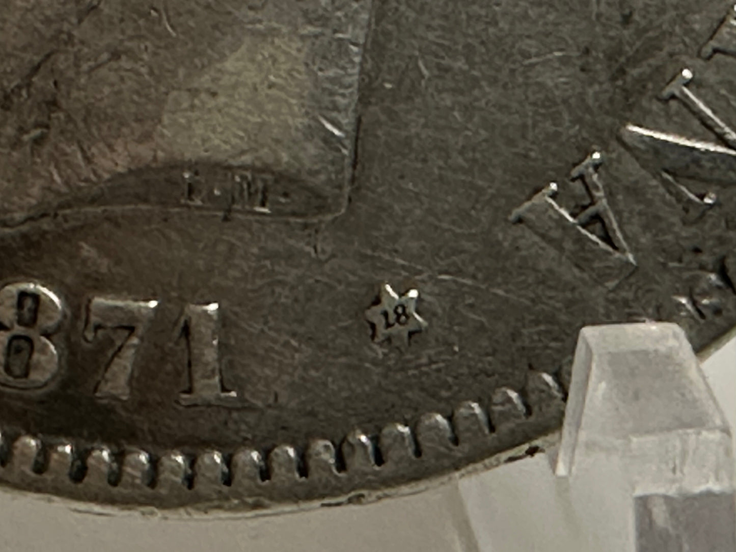 5 Pesetas Amadeo I 1871 *18*18