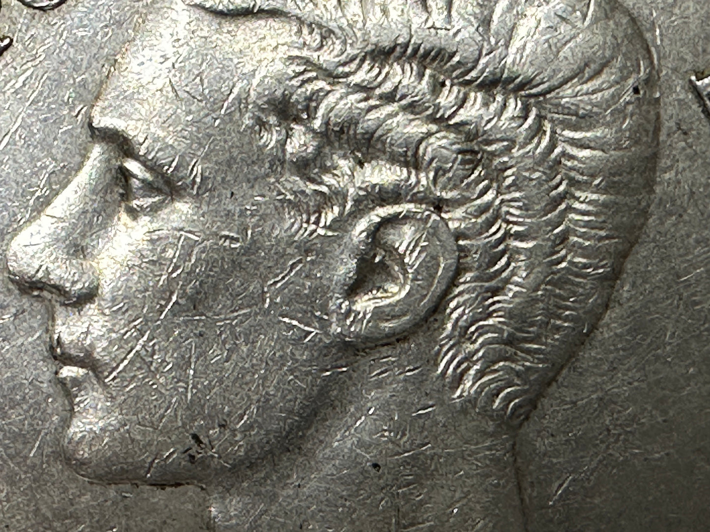 5 pesetas Alfonso XII 1878 oreja rayado