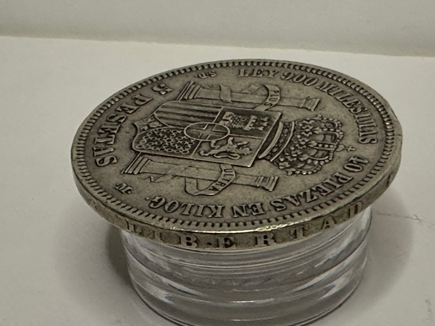 5 pesetas Amadeo I 1871 Variante