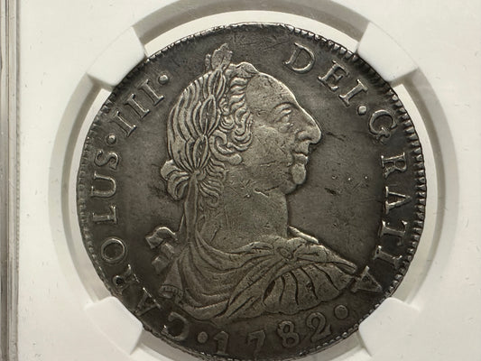 8 Reales Carlos III 1782 Potosí NGC