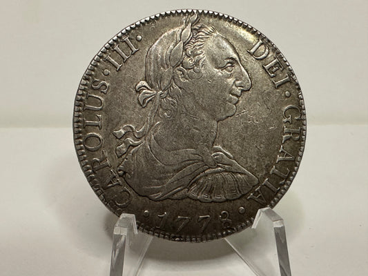 8 Reales Carlos III 1778 México