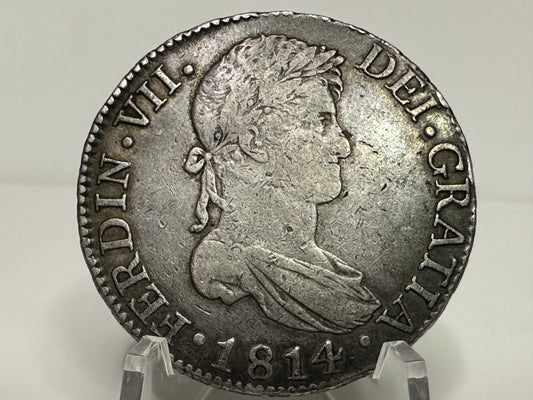 8 Reales Fernando VII 1814 Cádiz
