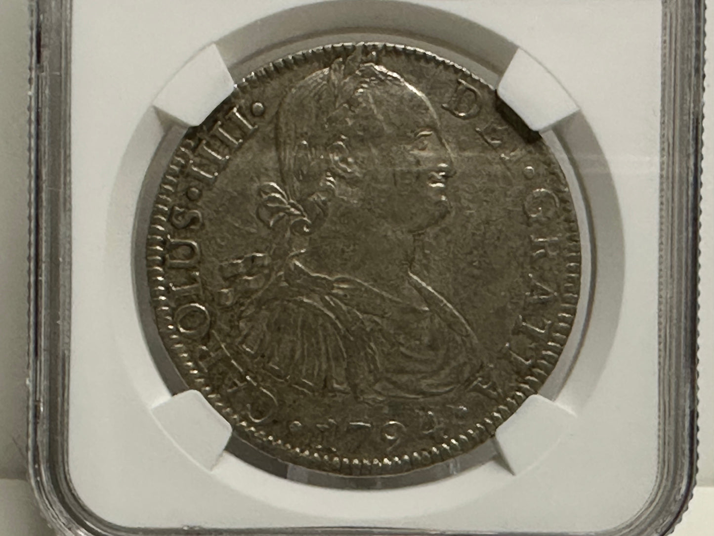 8 Reales de Carlos IV 1794 Mexico NGC