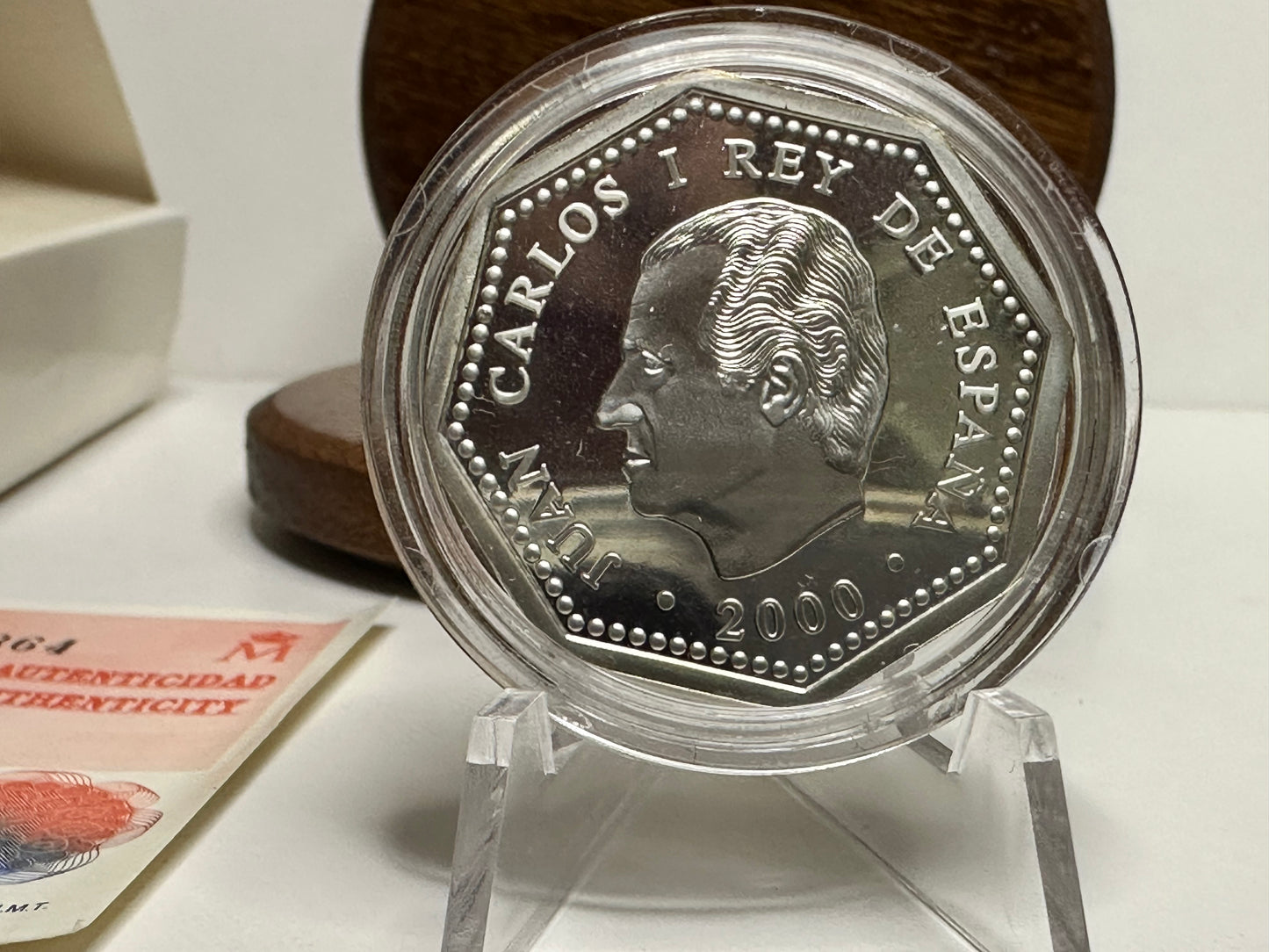 1500 pesetas Juan Carlos año 2000 Proof
