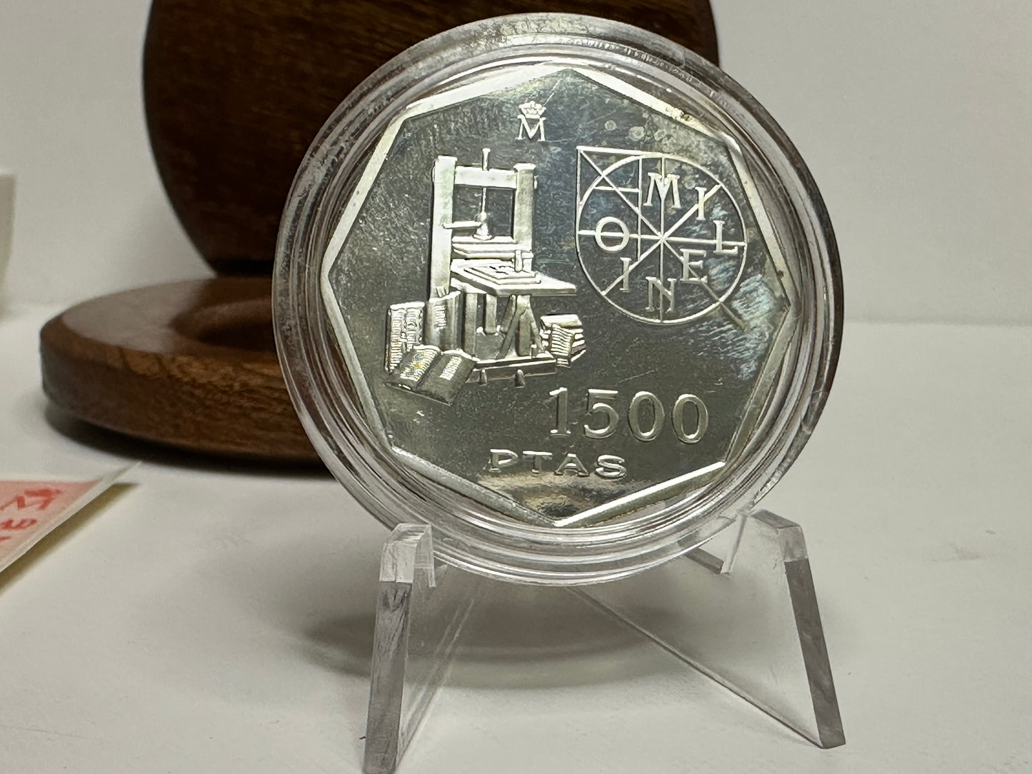 1500 pesetas Juan Carlos año 2000 Proof