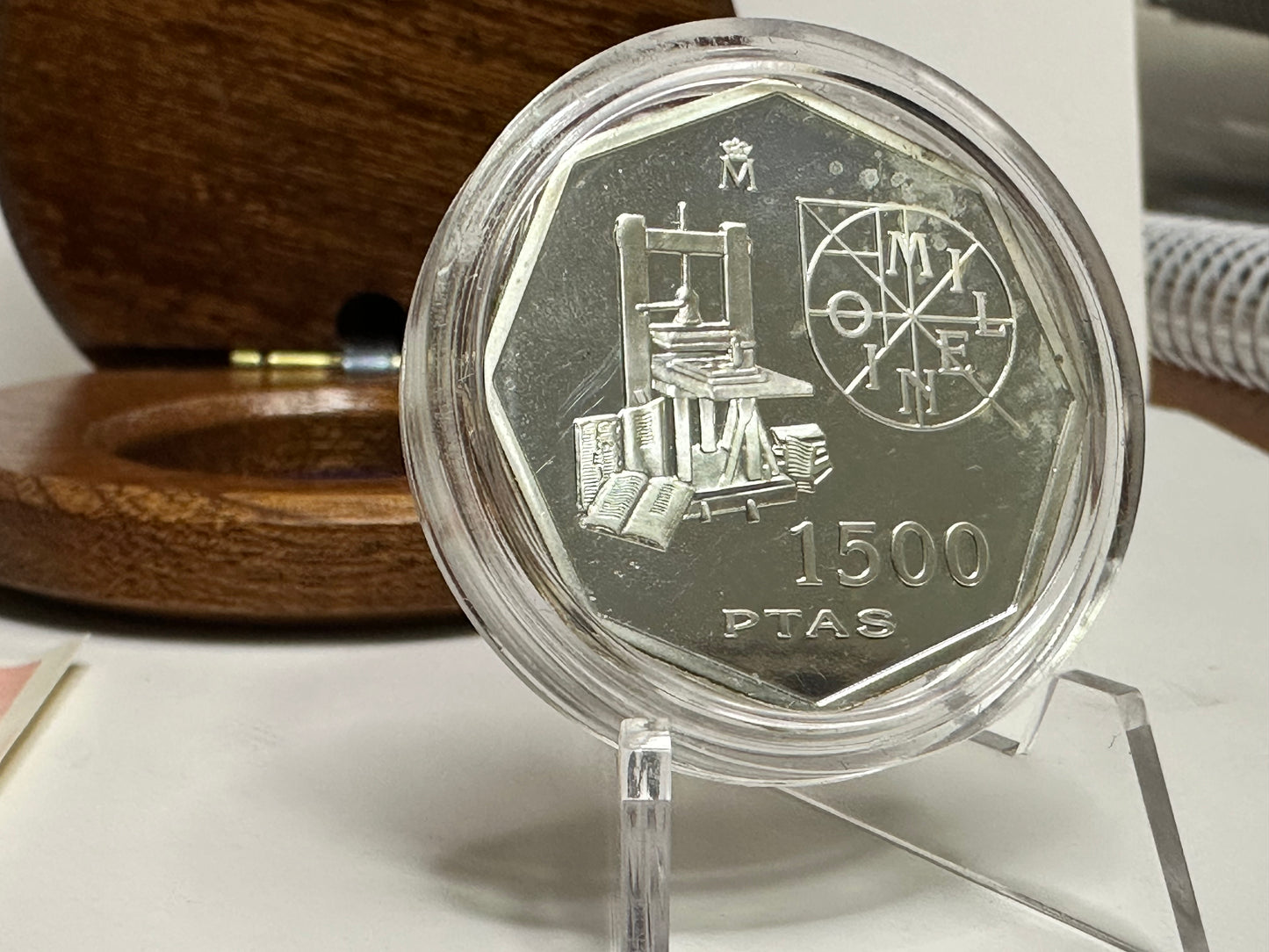 1500 pesetas Juan Carlos año 2000 Proof