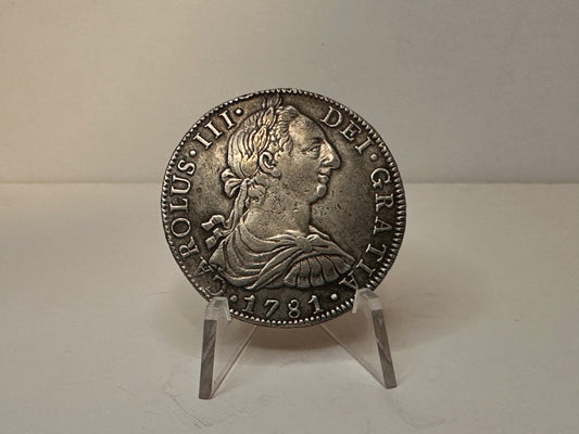 8 Reales Carlos III 1781 Mexico