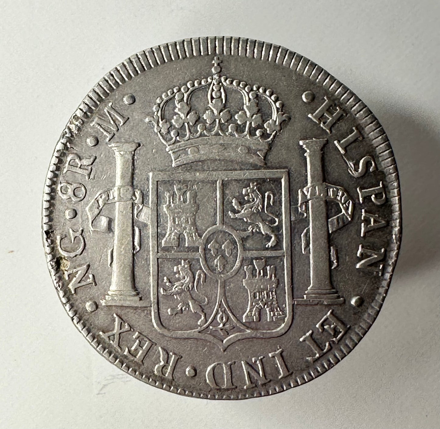 Fernando VII (1808-1833) 8 Reales 1817 Guatemala