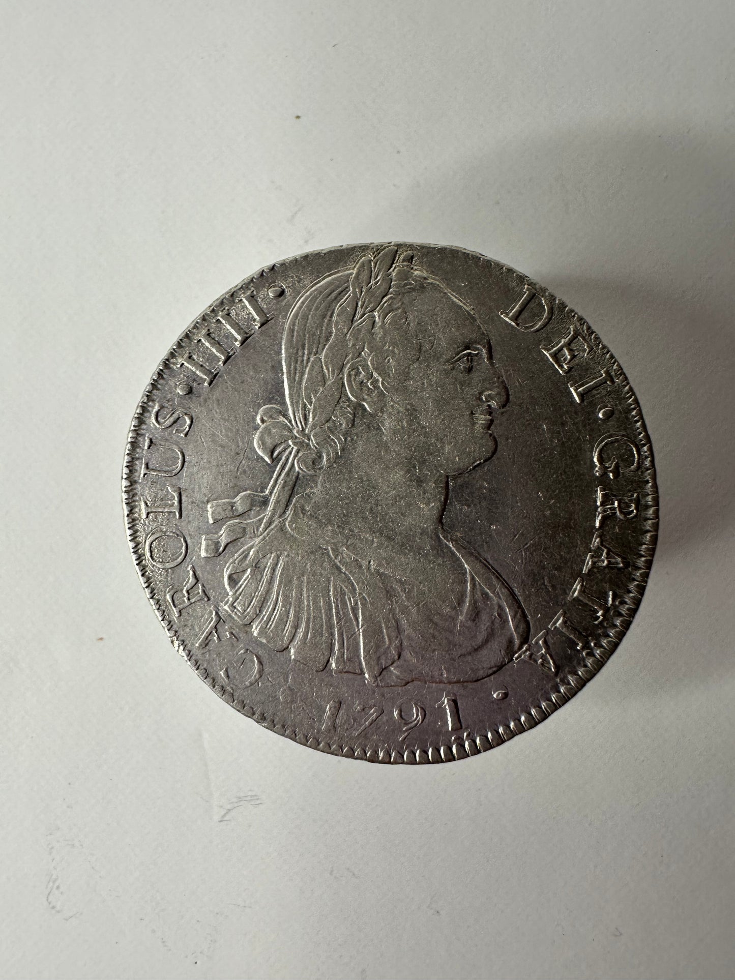 Carlos IV (1789-1808) 8 Reales 1791 Mexico FM