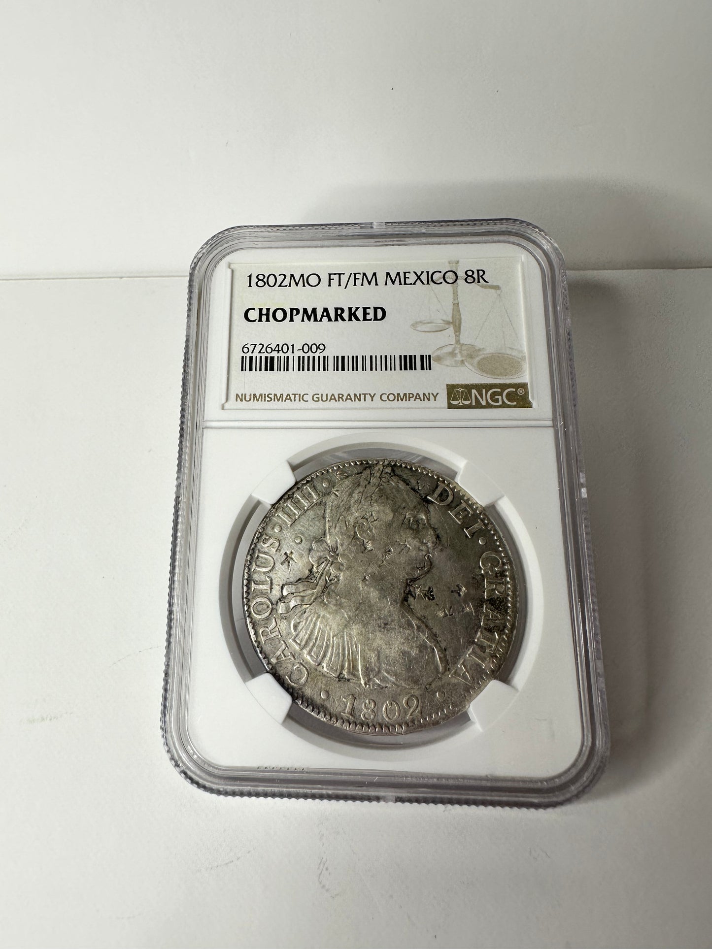 Carlos IV (1789-1808) 8 Reales 1802 Mexico FT/FM