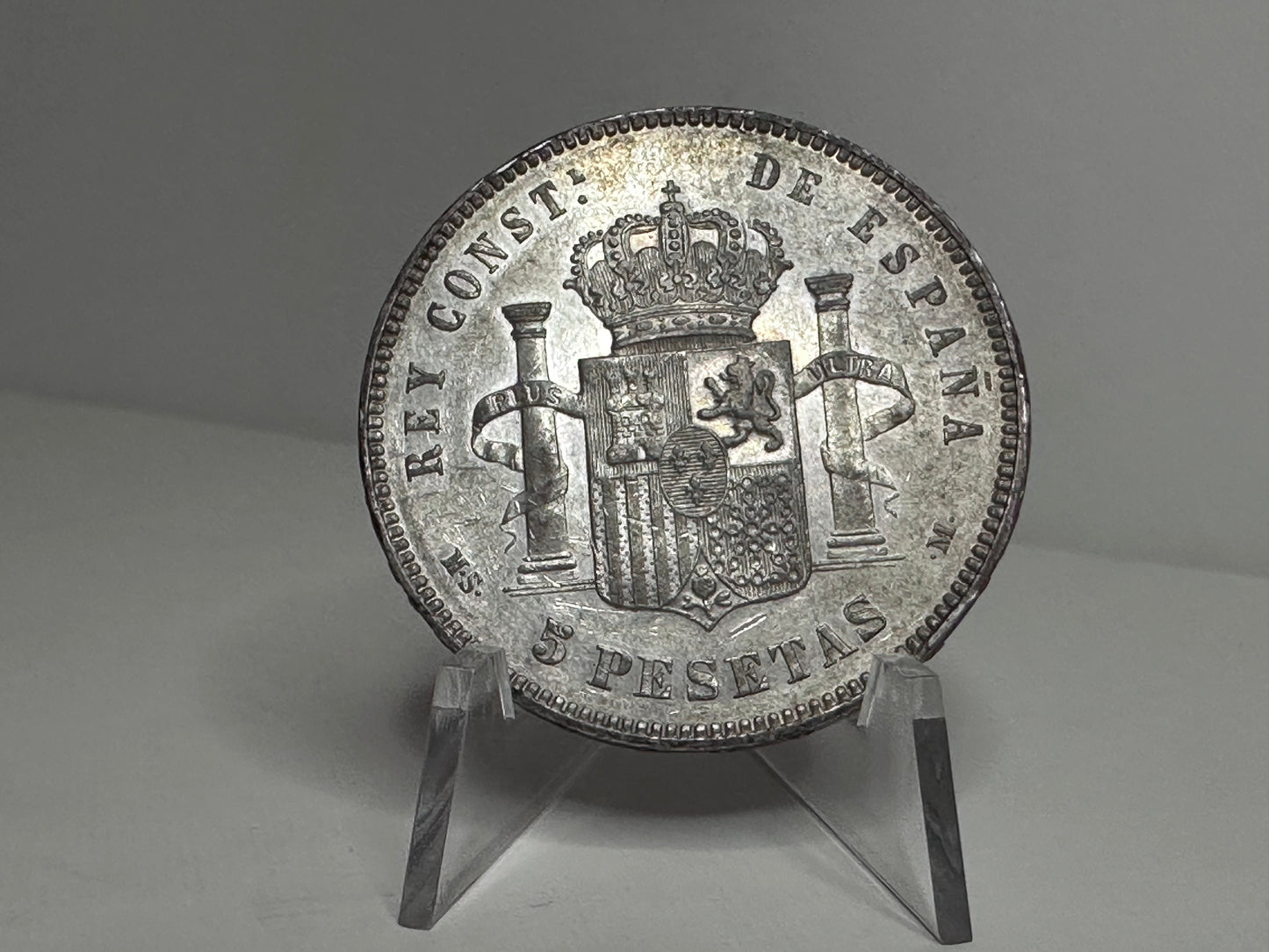 Alfonso XII 5 Pesetas 1885 *18*87