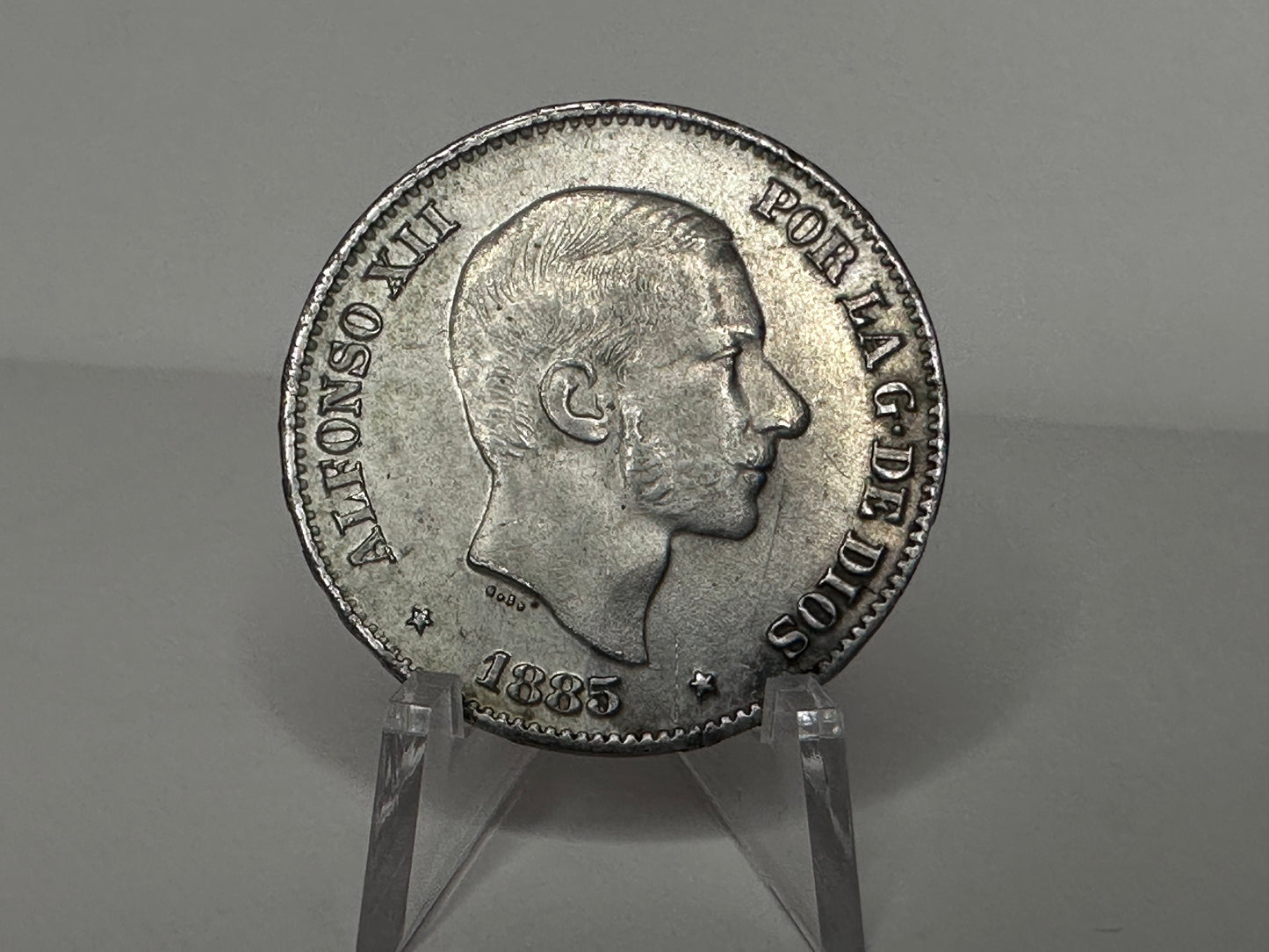 Alfonso XII 50 centavos de Peso 1885