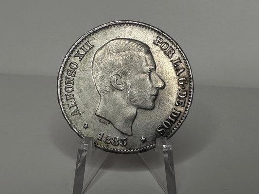 Alfonso XII 50 centavos de Peso 1885
