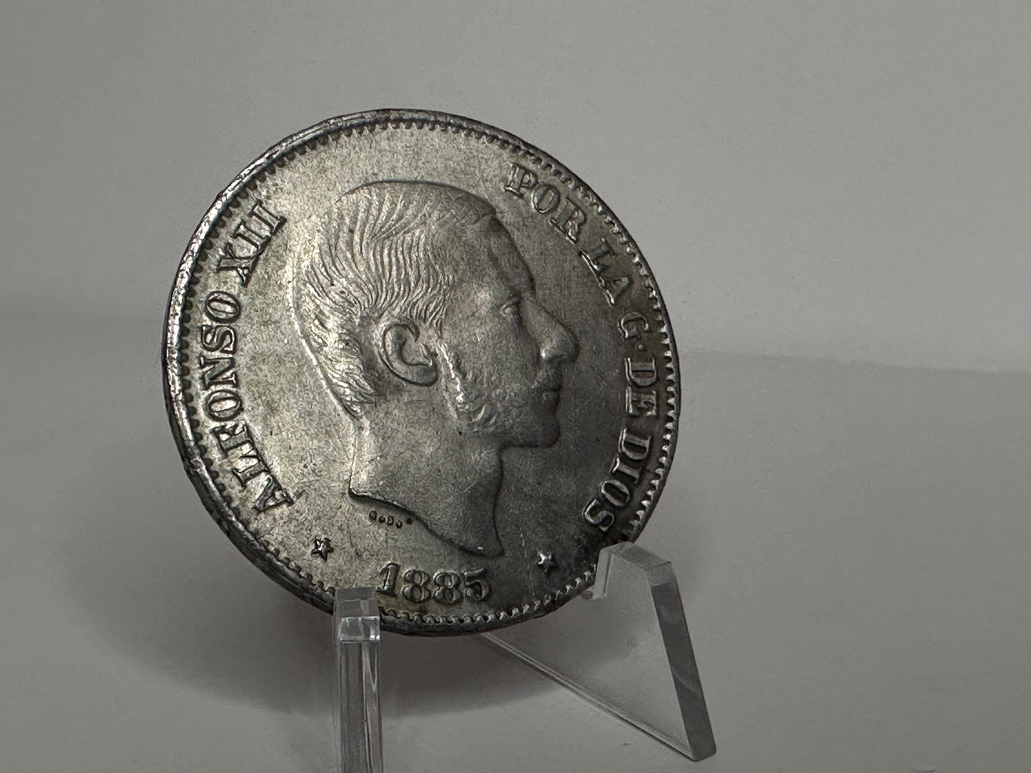 Alfonso XII 50 centavos de Peso 1885