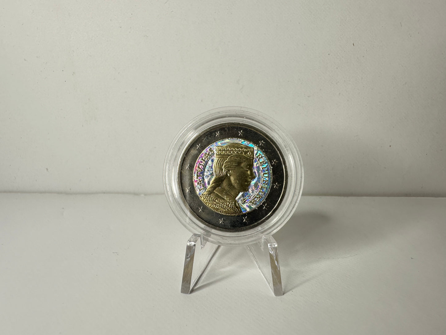Letonia 2014 "Circulante" Holograma