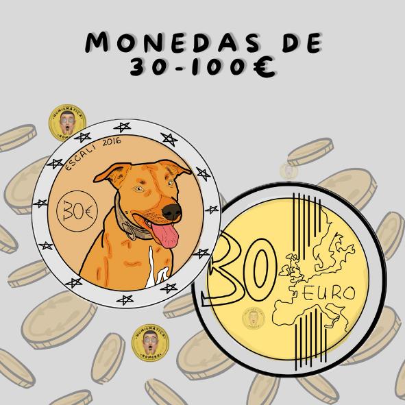 Conmemorativas 30-100 euros