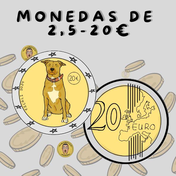 Conmemorativas 2,5 a 20 euros