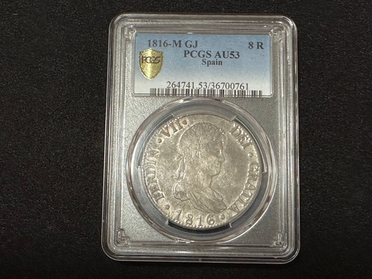 8 reales Fernando VII 1816 (HispaniaruN)
