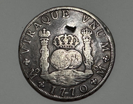 8 Reales 1770 Carlos III  México