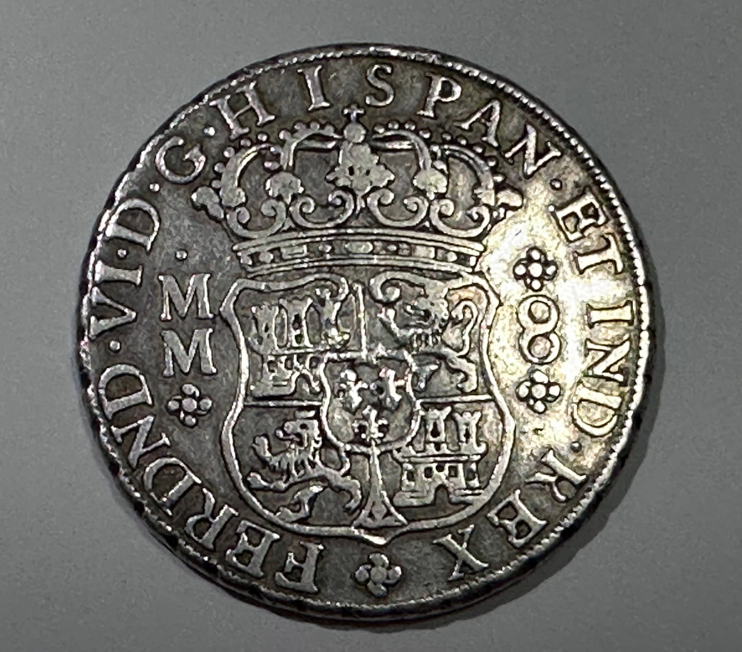 8 Reales 1759  Columnario México