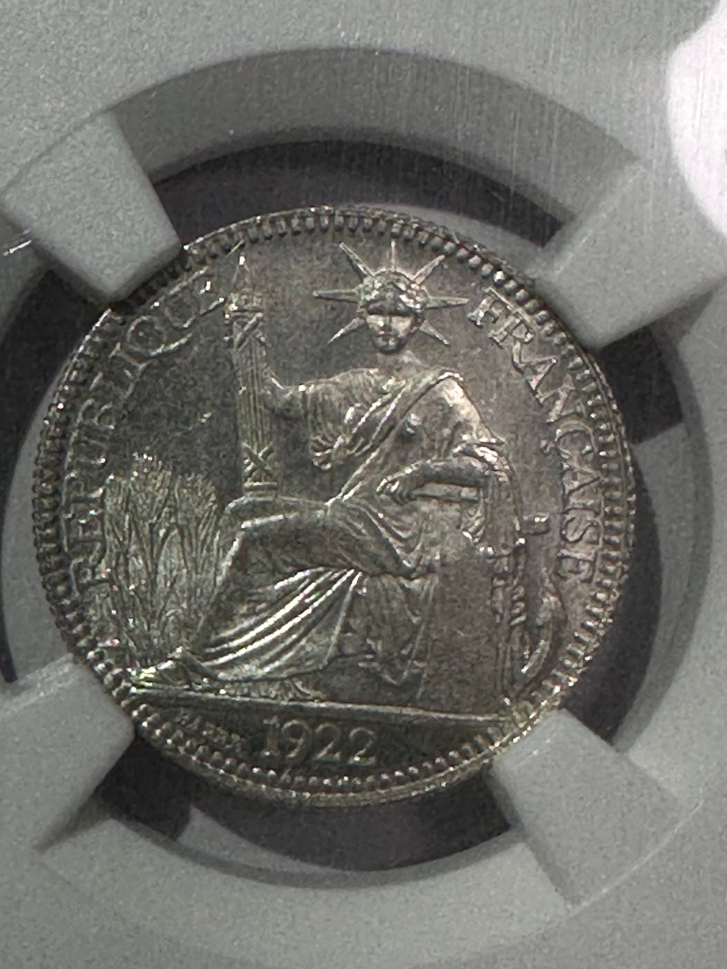 10 cents french Indochina 1922 A